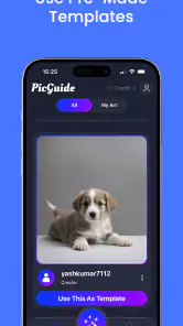 PicGuide: AI Image & Art Maker screenshot
