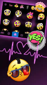 Pink RGB Heart Themen screenshot