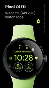 Pixel OLED: Watch face screenshot