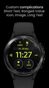 Pixel OLED: Watch face screenshot
