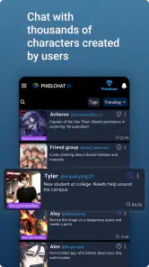 PixelChat - KI Chat Charakter screenshot