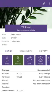 Plant Diary screenshot