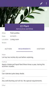 Plant Diary screenshot