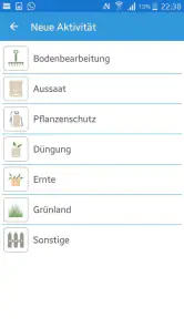 Plantivo Ackerschlagkartei screenshot