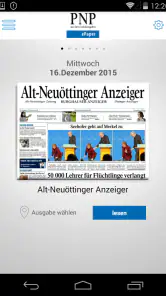 PNP ePaper - Digitale Zeitung screenshot