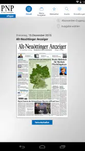 PNP ePaper - Digitale Zeitung screenshot