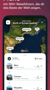 Polarsteps Reisen screenshot