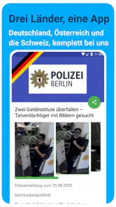 Polizeireport screenshot