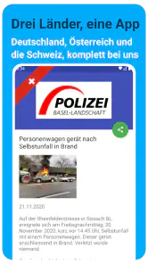 Polizeireport screenshot