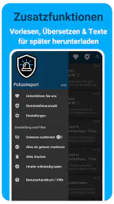 Polizeireport screenshot