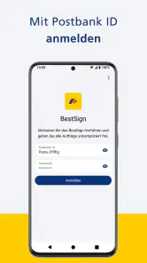 Postbank BestSign screenshot