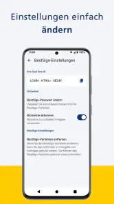 Postbank BestSign screenshot