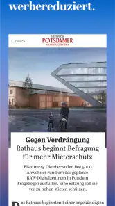 Potsdamer Neueste Nachrichten screenshot