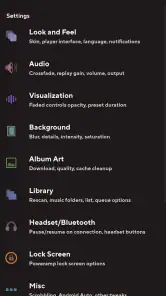 Poweramp screenshot