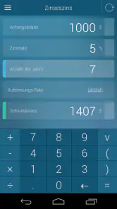 Prozentrechner screenshot