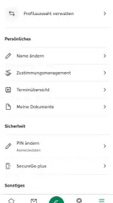 PSD Banking screenshot