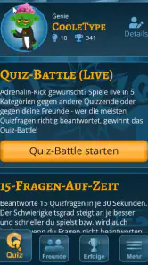 Quizshow-Trainingslager: Quiz screenshot