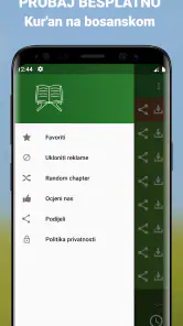 Quran Bosanski Audio mp3 app screenshot