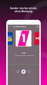 radio.de PRIME screenshot