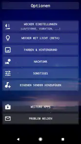 Radiowecker + screenshot