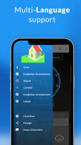 Raumtemperatur Thermometer App screenshot