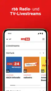 rbb24 – regionale Nachrichten screenshot