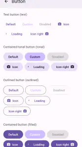 React Native Paper Example screenshot
