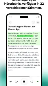 ElevenReader screenshot