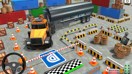 Real Semi Truck Parking Games screenshot
