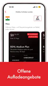 Rebtel: Aufladungen und Anrufe screenshot