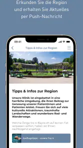 Reha-Kliniken DRV Nordbayern screenshot