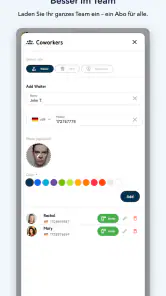 Restaurant-Buchungsplaner screenshot
