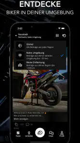 Ride With Me - Motorrad-App screenshot