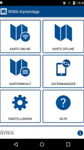 RIWA KartenApp screenshot