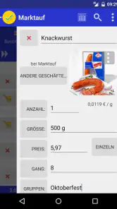 rShopping Einkaufsliste screenshot