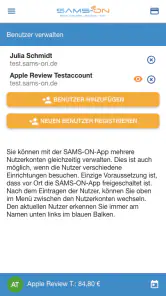 SAMS-ON screenshot