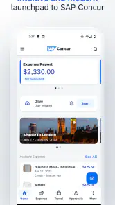 SAP Concur screenshot