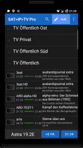 SAT>IP>Mobile Pro screenshot