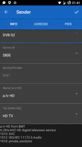 SAT>IP>Mobile Pro screenshot