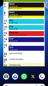 Schicht Kalender (FlexR) screenshot