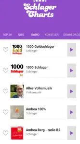 Schlager Charts: Musik & Radio screenshot