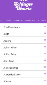 Schlager Charts: Musik & Radio screenshot