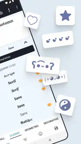 Schriftarten - schöne Texte screenshot
