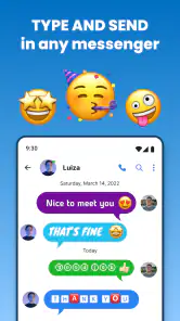 Schriftarten Tastatur & Emoji screenshot
