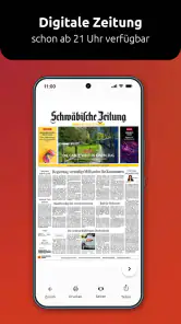 Schwäbische Zeitung & E-Paper screenshot