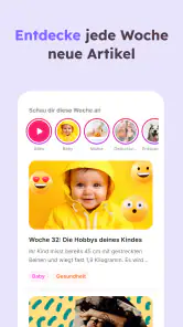 Schwangerschafts-App - Momly screenshot