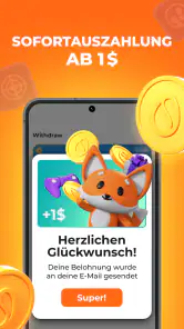 Scrambly: Spiele & Geld App screenshot
