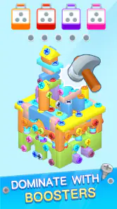 Verdreht: 3D Stift-Puzzle screenshot