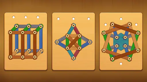 Screw Nuts - Wood Bolts screenshot