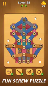 Screw Nuts - Wood Bolts screenshot